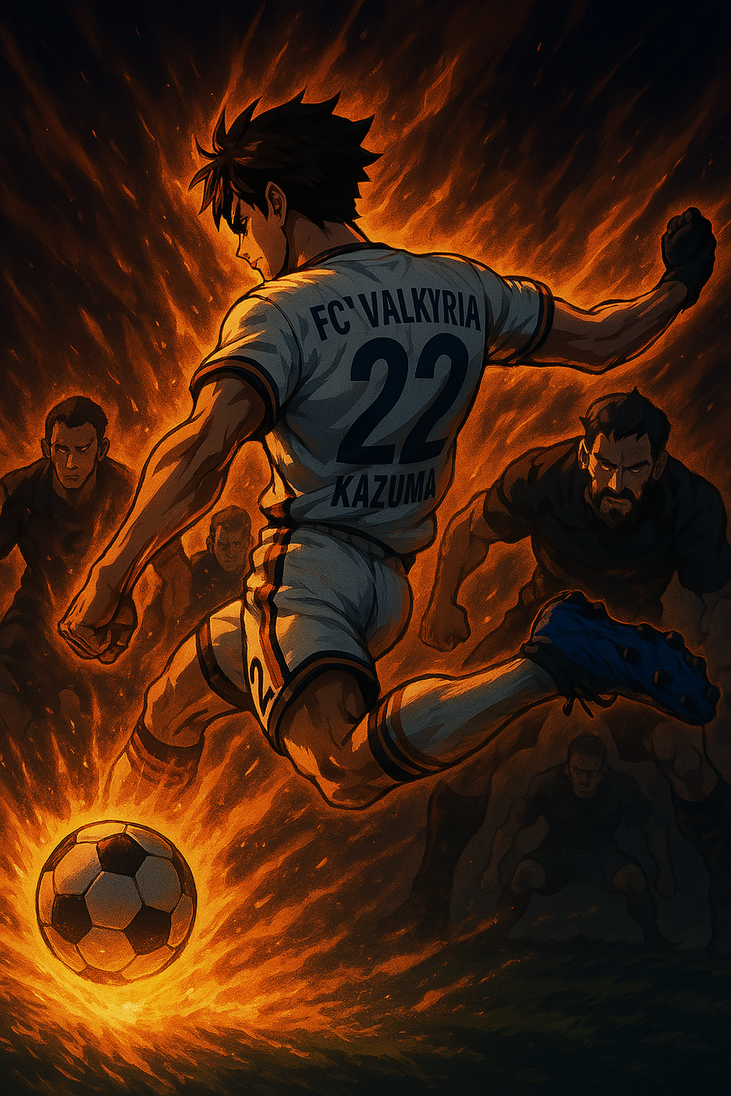 T-Shirt „Flame Kick Legacy“